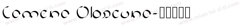 Camera Obscura字体转换